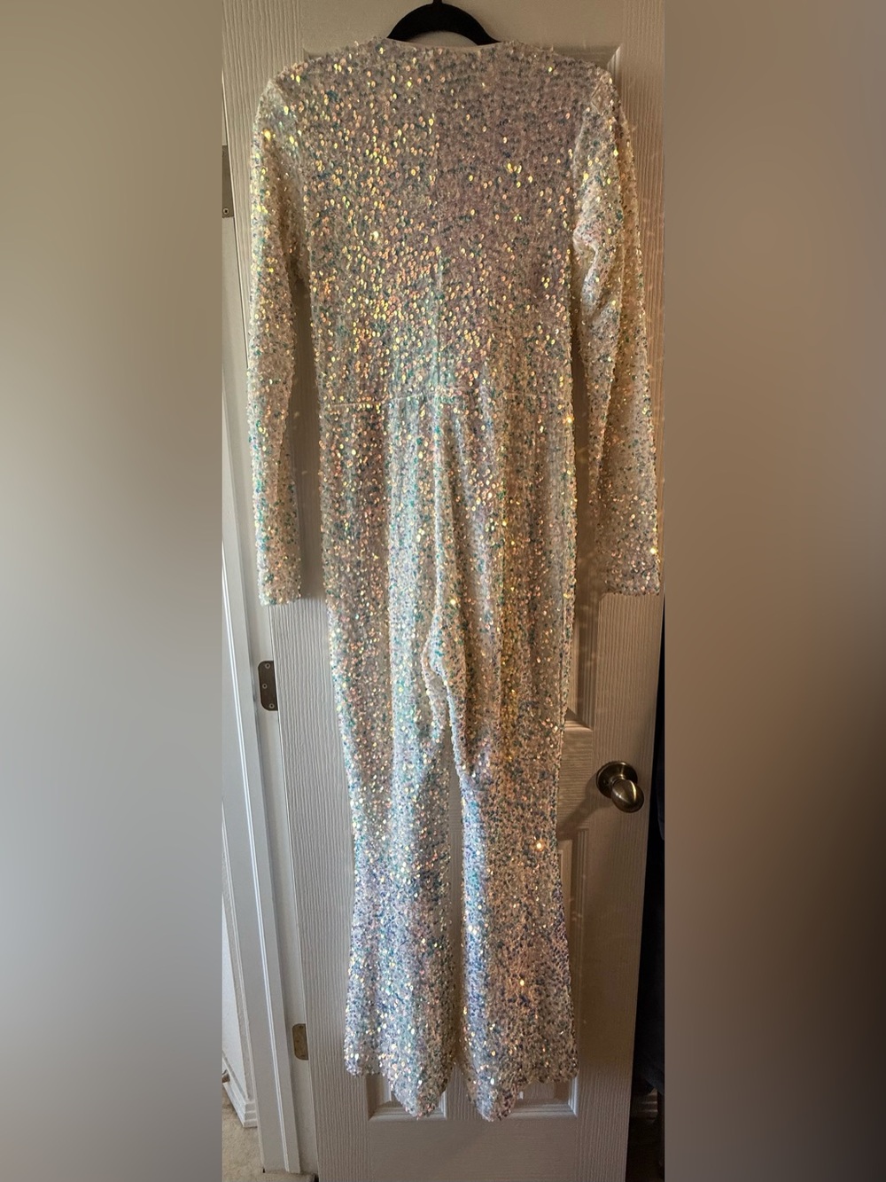 Show Me Your MuMu Martina Iridescent Sequin Wrap Jumpsuit - Picture 3 of 3